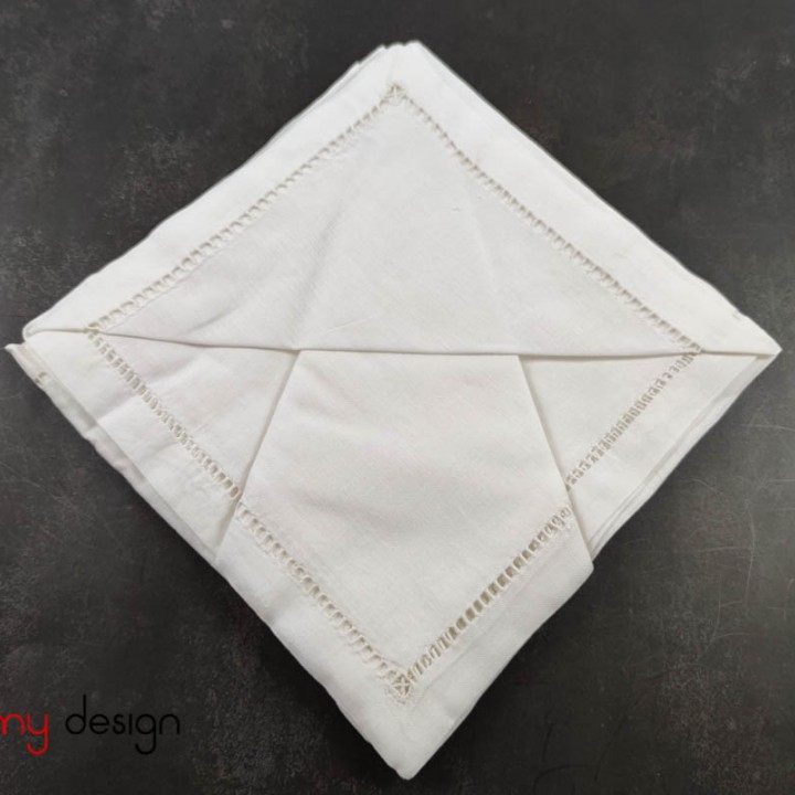 Napkin set - French jour embroidery